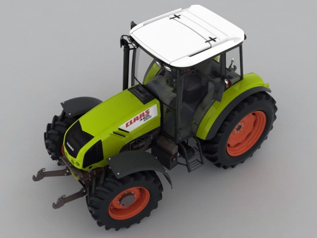 Claas Axos Tractor 3D model_5