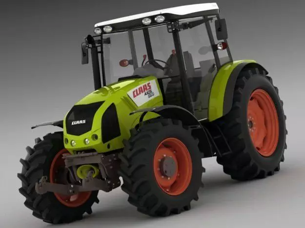 Claas Axos Tractor 3D model_0