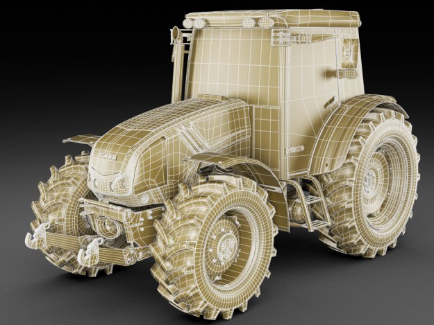 Claas Axos Tractor 3D model_21
