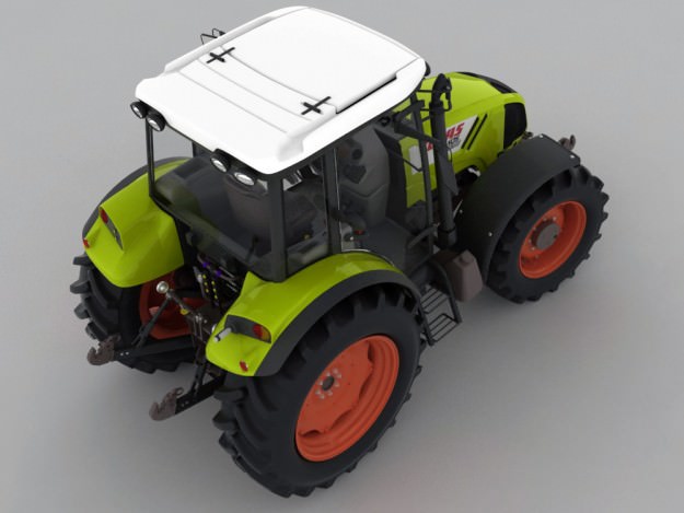 Claas Axos Tractor 3D model_6