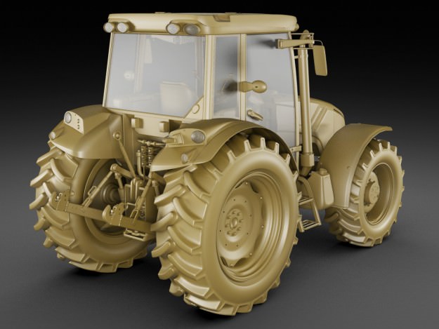 Claas Axos Tractor 3D model_16