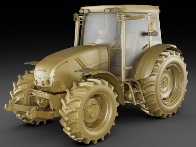 Claas Axos Tractor 3D model_15