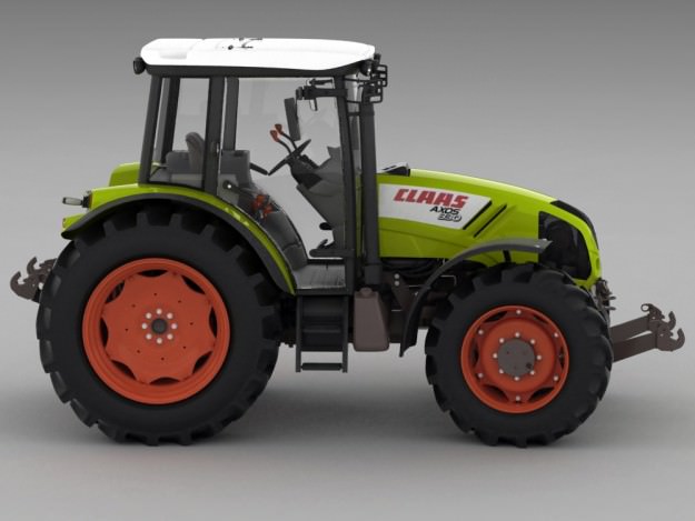 Claas Axos Tractor 3D model_2