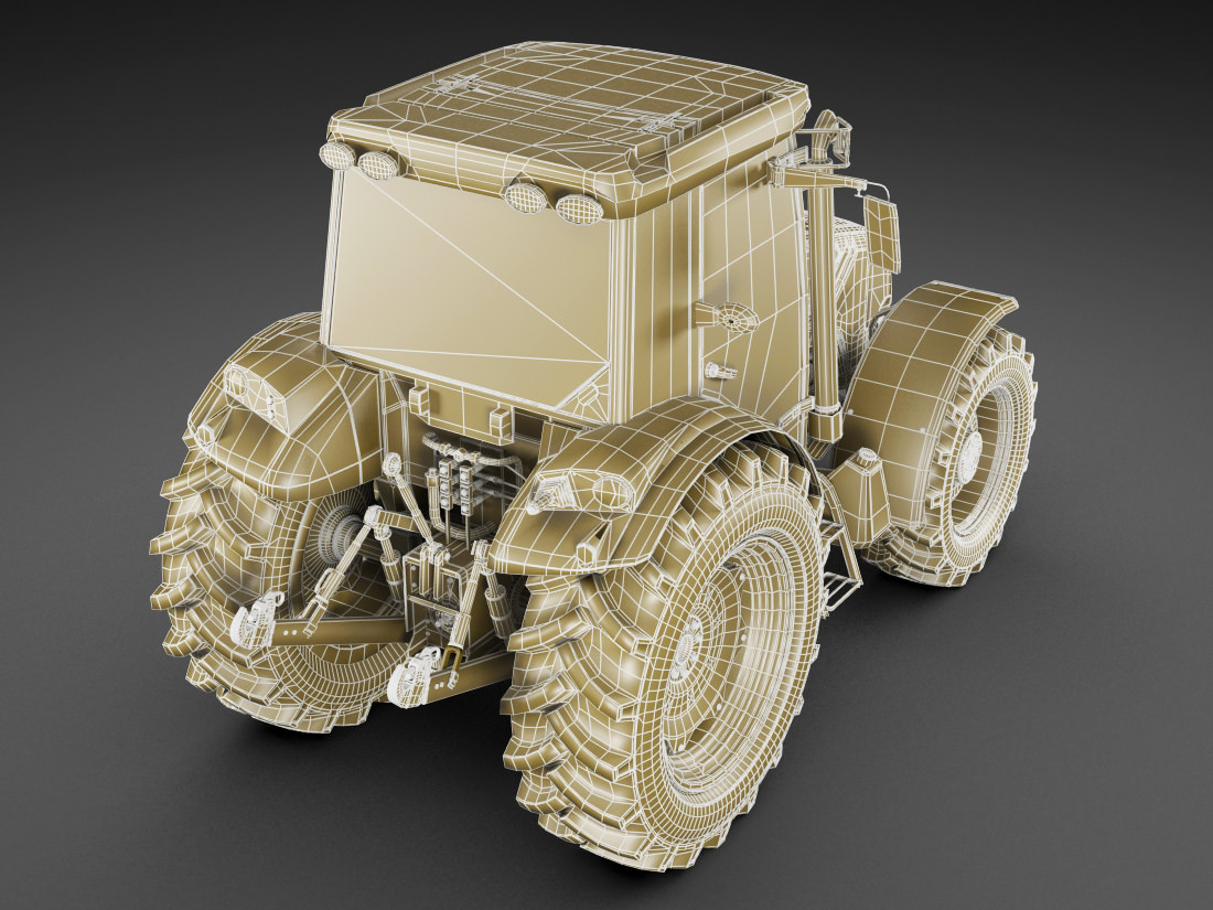 Claas Axos Tractor 3D model_22