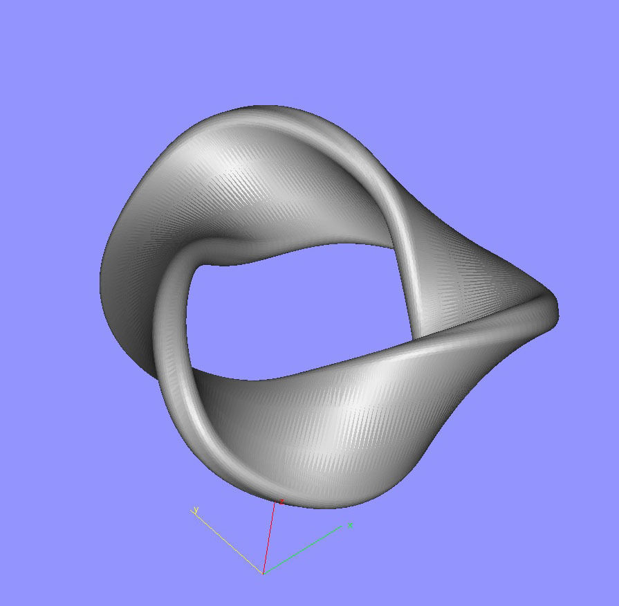 Mobius Shape 3D print model_1