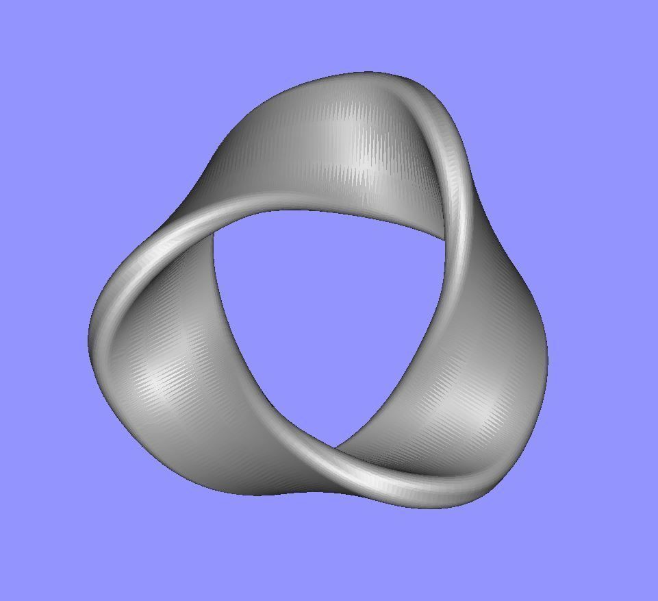 Mobius Shape 3D print model_5