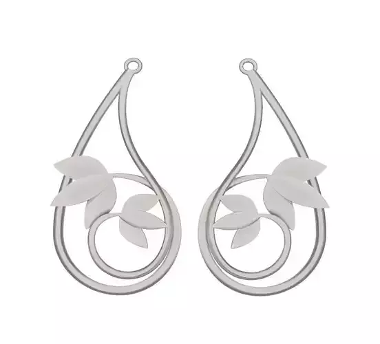 Filligree Design Dangly Earrings