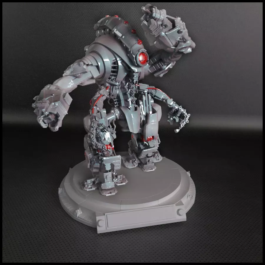 Lordic robot 3D model_0