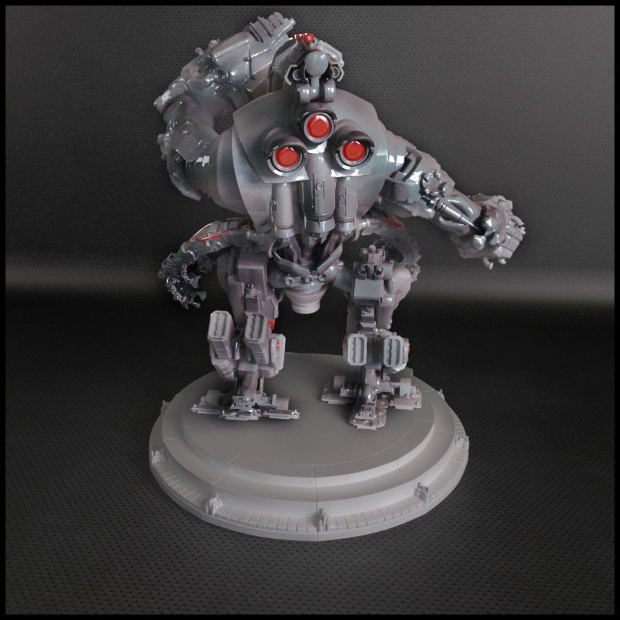 Lordic robot 3D model_2