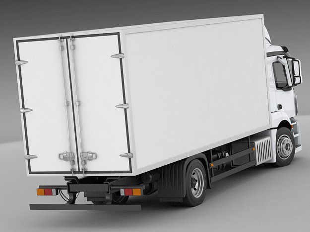 Mercedes Antos rigid truck 3D model_1