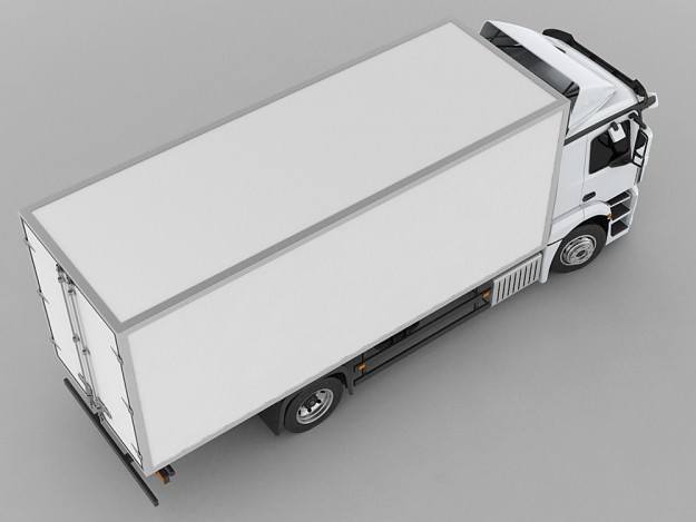 Mercedes Antos rigid truck 3D model_5