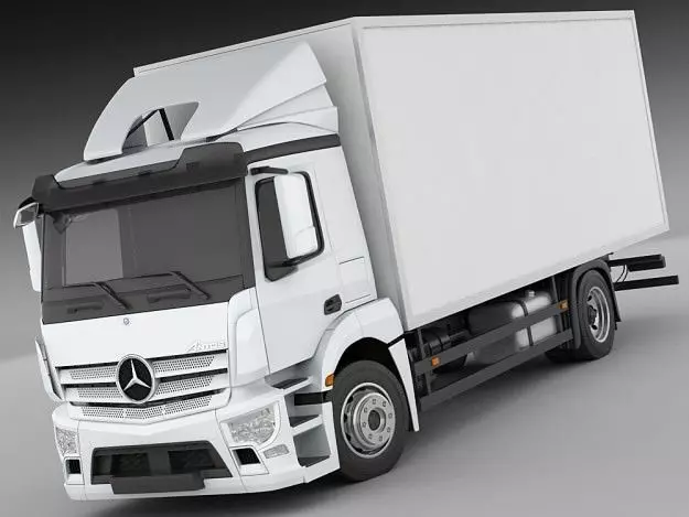 Mercedes Antos rigid truck 3D model_0