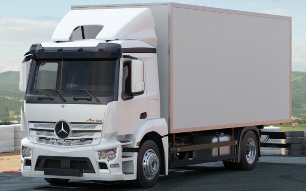 Mercedes Antos rigid truck 3D model_12