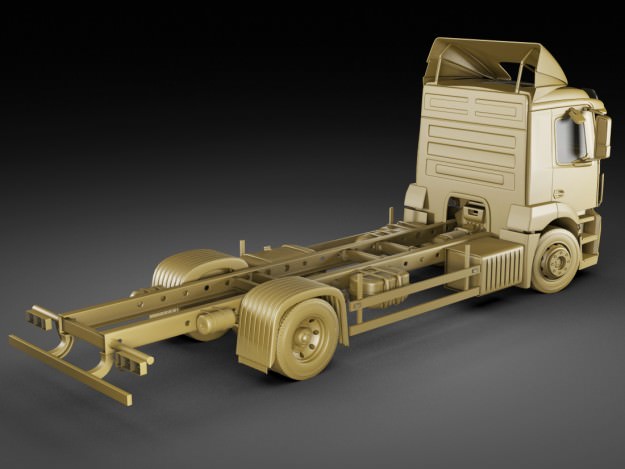 Mercedes Antos rigid truck 3D model_18