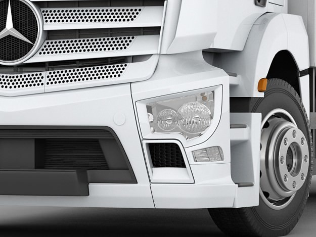 Mercedes Antos rigid truck 3D model_3