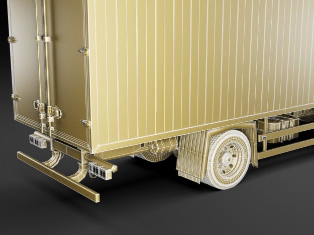 Mercedes Antos rigid truck 3D model_20