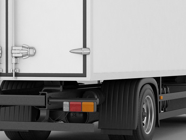 Mercedes Antos rigid truck 3D model_4