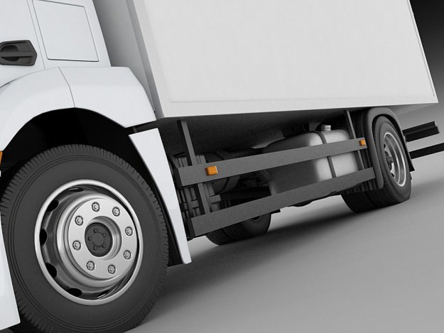 Mercedes Antos rigid truck 3D model_8