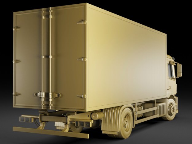 Mercedes Antos rigid truck 3D model_15