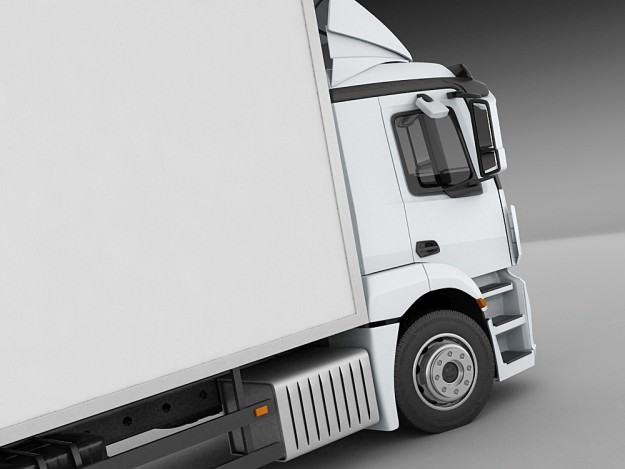 Mercedes Antos rigid truck 3D model_9