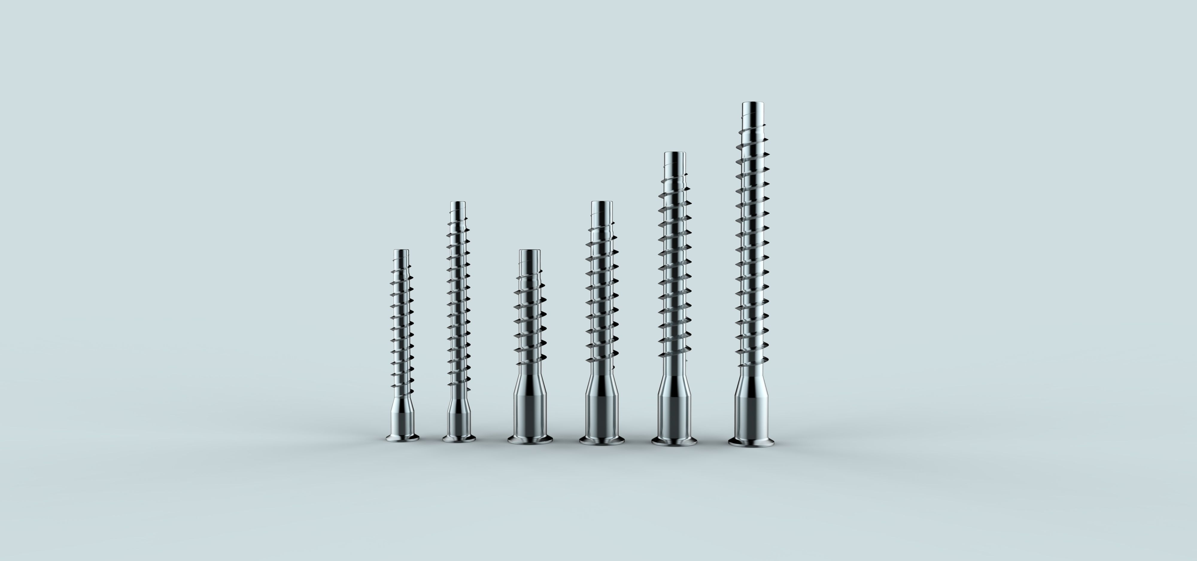 Confirmats for assembling furniture 3D model_2