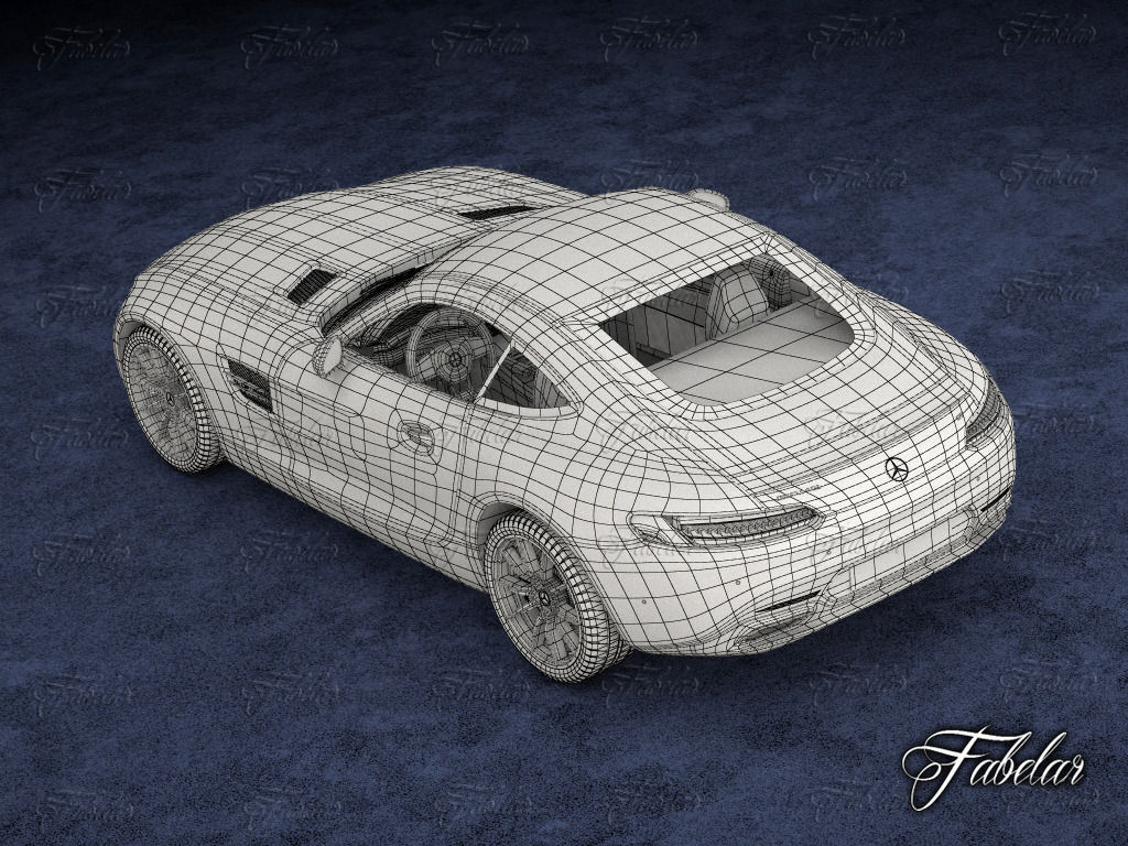Mercedes AMG GT std mat 3D model_13