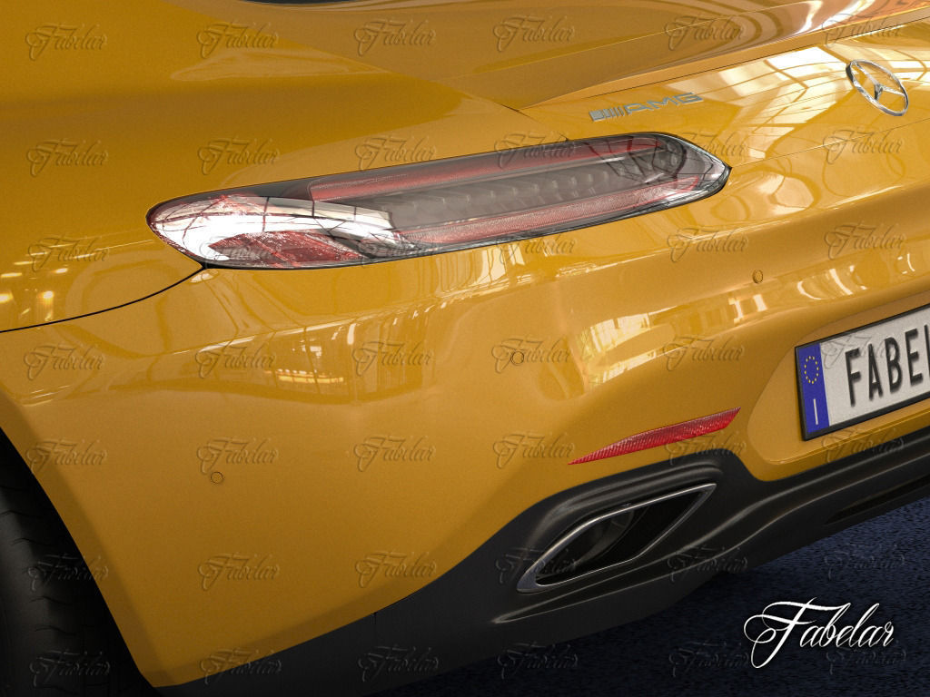 Mercedes AMG GT std mat 3D model_9