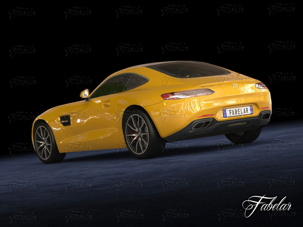 Mercedes AMG GT std mat 3D model_3