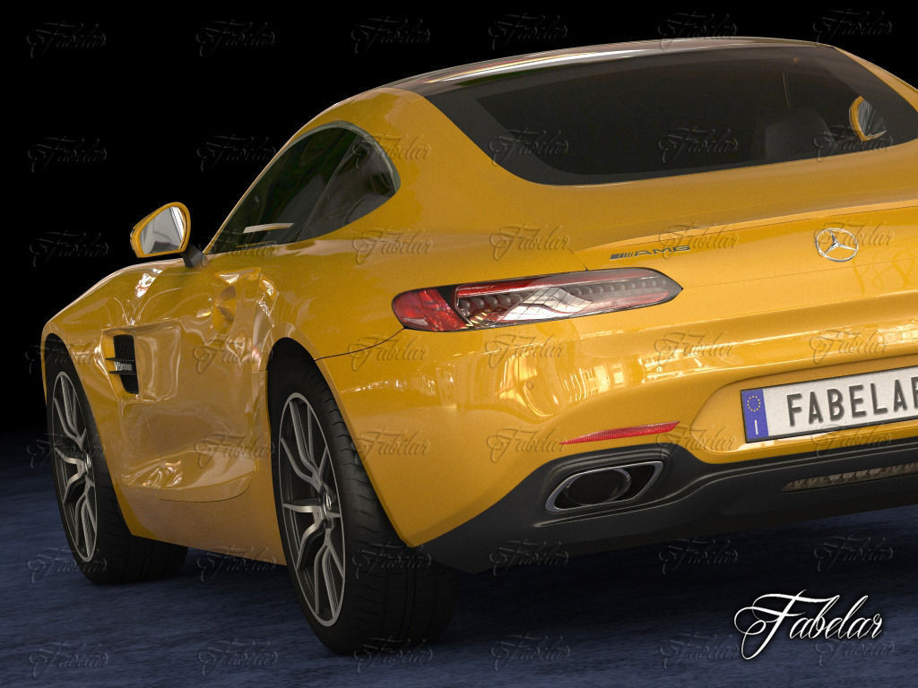 Mercedes AMG GT std mat 3D model_7