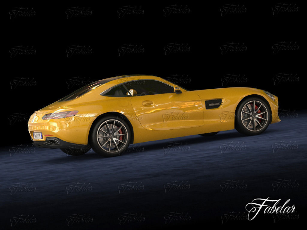 Mercedes AMG GT std mat 3D model_11