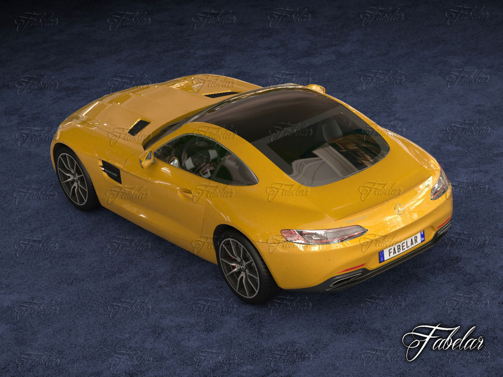 Mercedes AMG GT std mat 3D model_5
