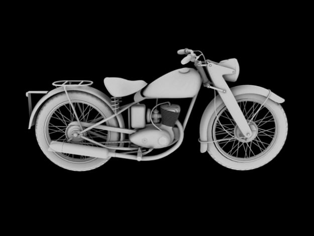 DKW RT125 1950 3D model_10