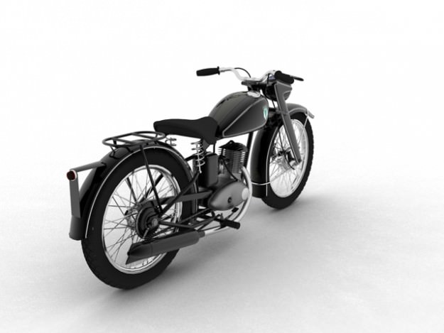 DKW RT125 1950 3D model_5