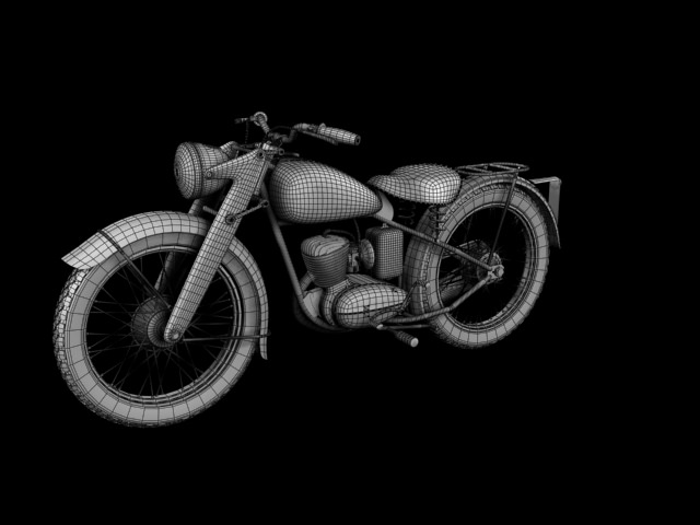 DKW RT125 1950 3D model_20