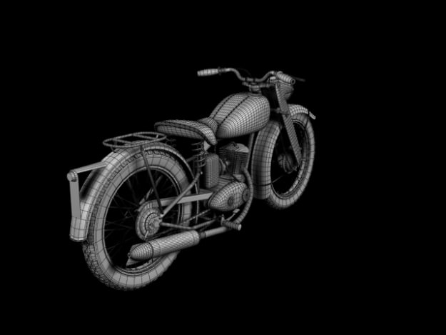 DKW RT125 1950 3D model_17