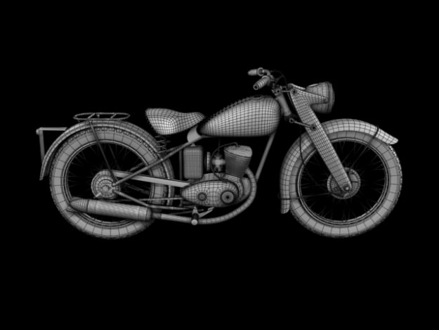 DKW RT125 1950 3D model_18