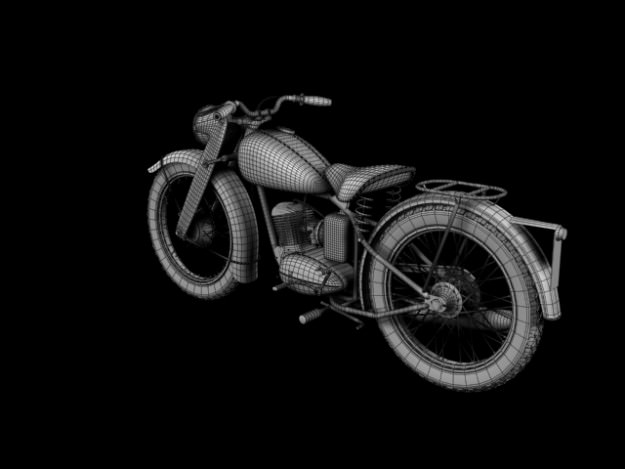 DKW RT125 1950 3D model_15