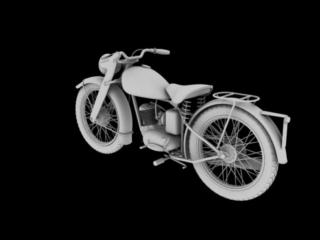 DKW RT125 1950 3D model_7