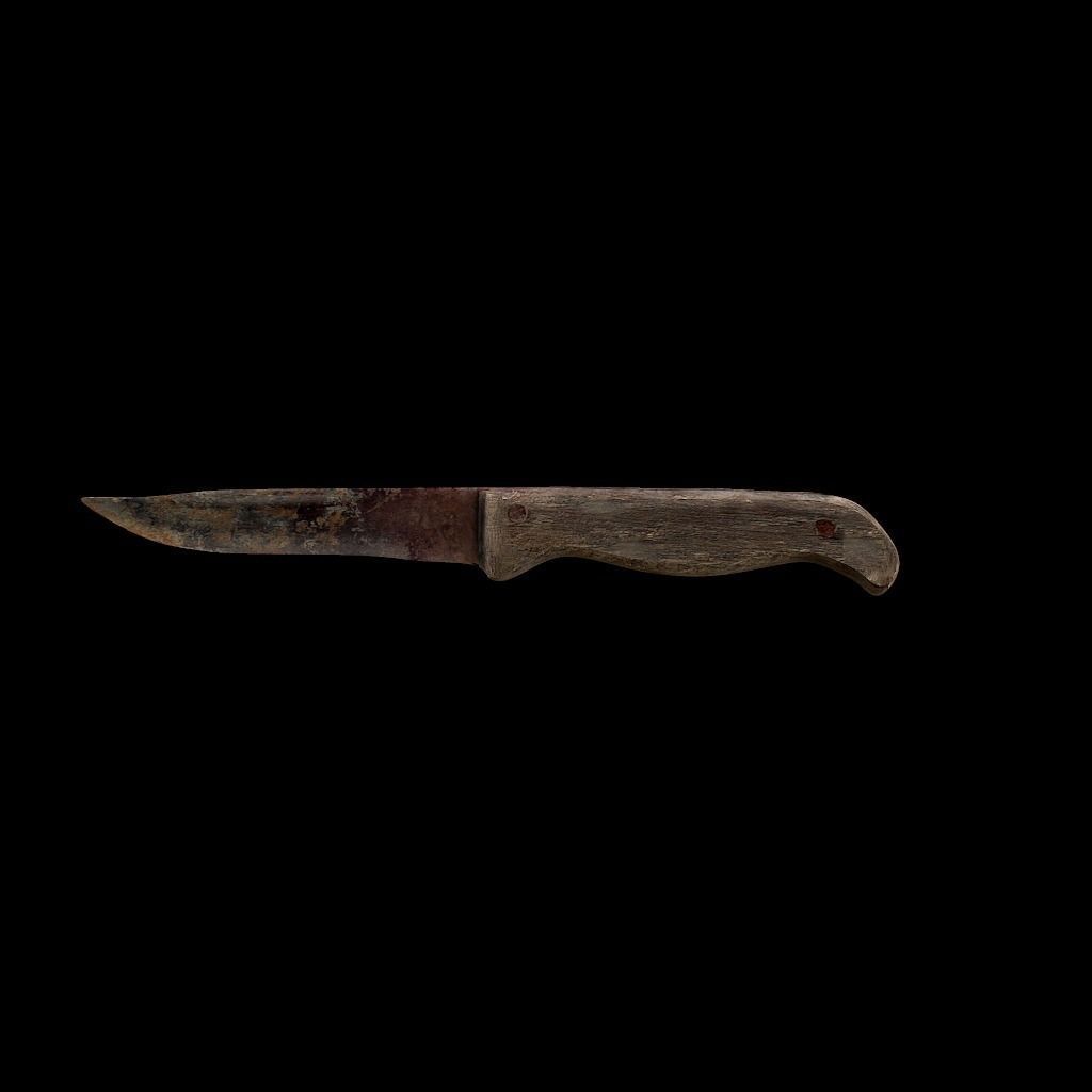 OldKnife last of us knife Low-poly 3D model_1