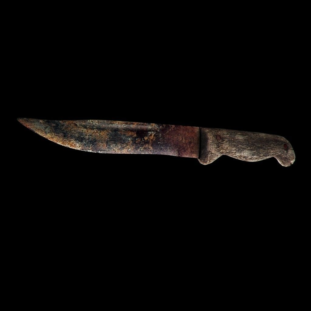 OldKnife last of us knife Low-poly 3D model_4
