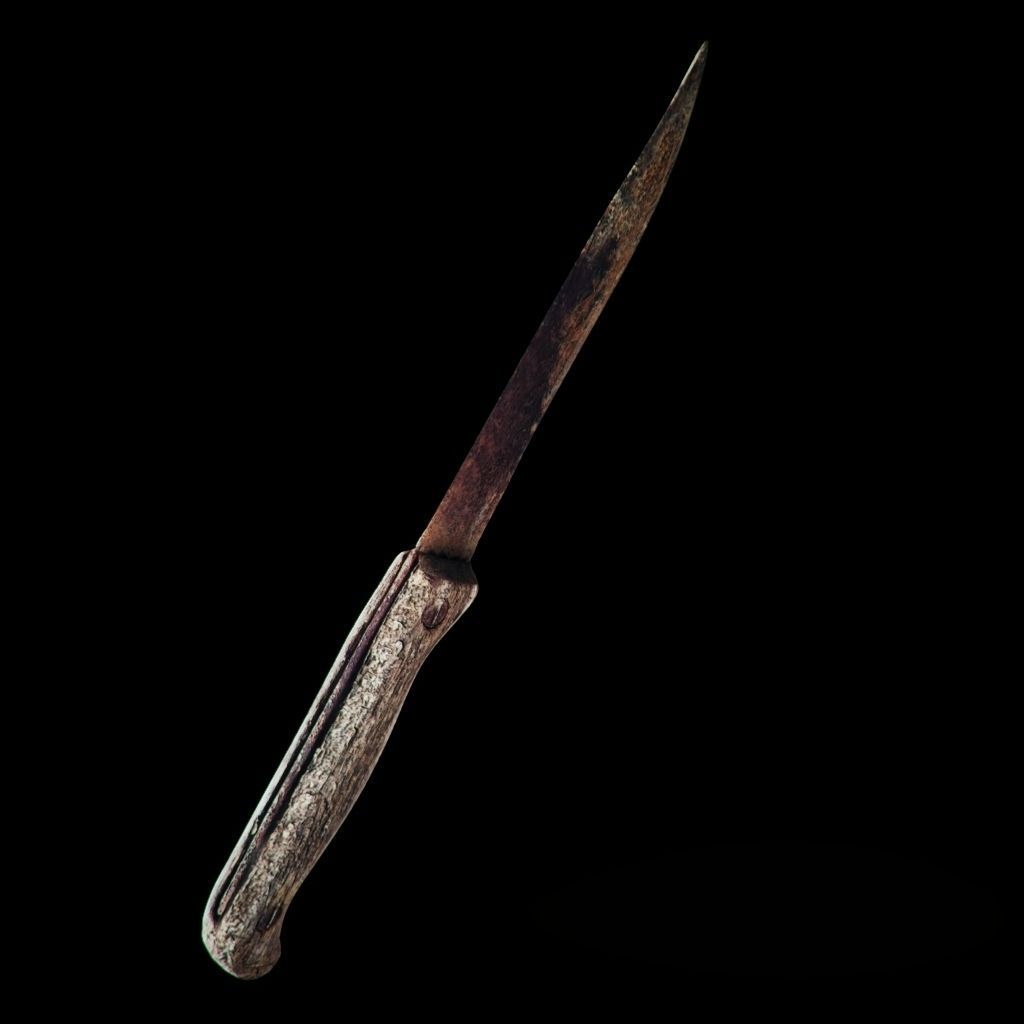 OldKnife last of us knife Low-poly 3D model_5