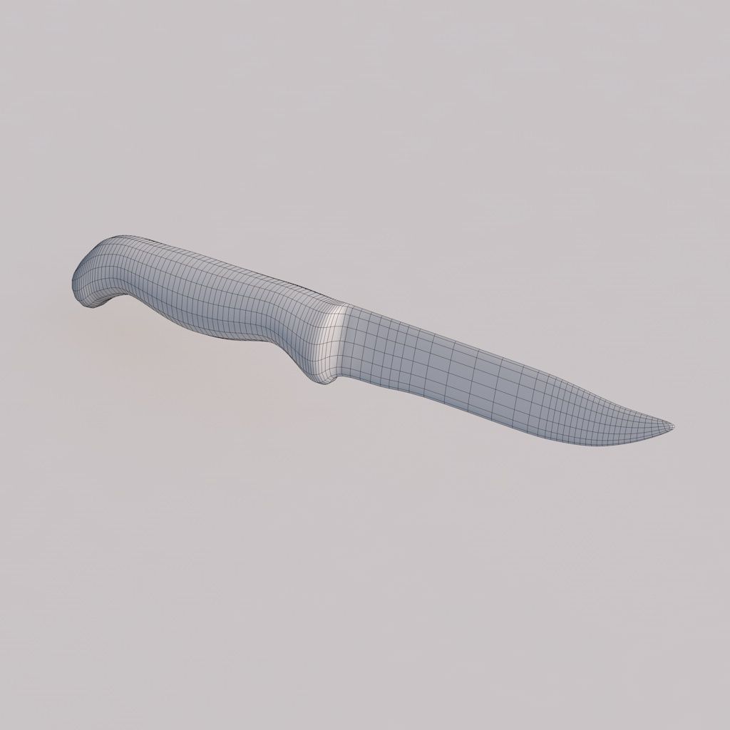 OldKnife last of us knife Low-poly 3D model_9