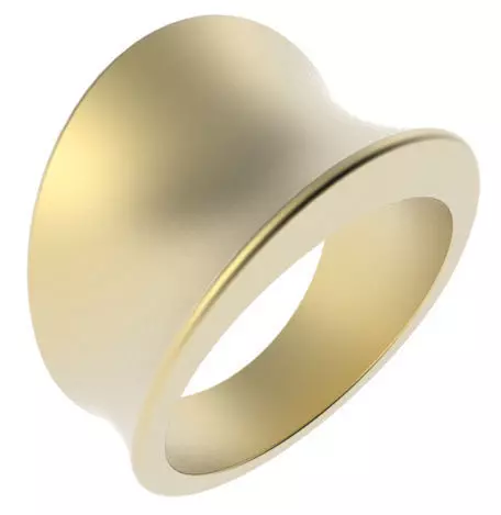 Tapering Concave Band 3D print model_0