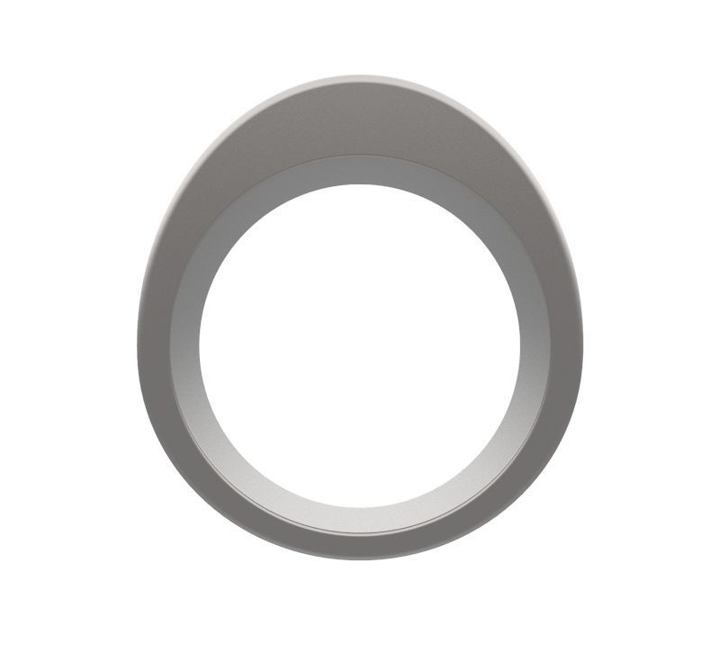 Tapering Concave Band 3D print model_3