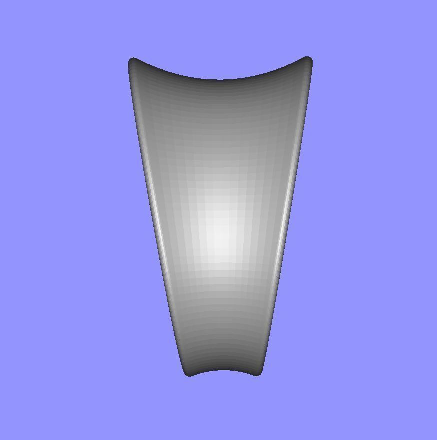 Tapering Concave Band 3D print model_7