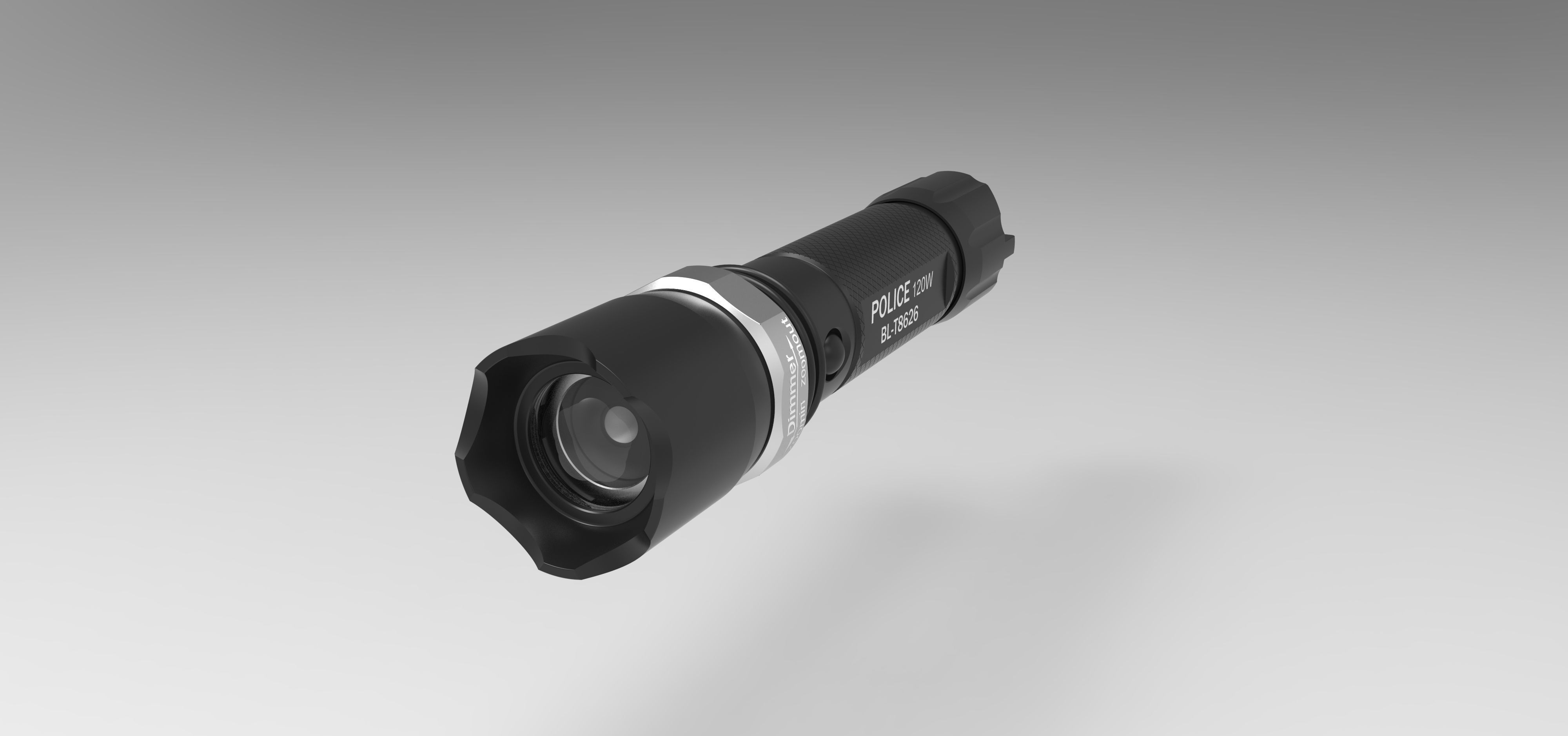 Flashlight 3D model_1