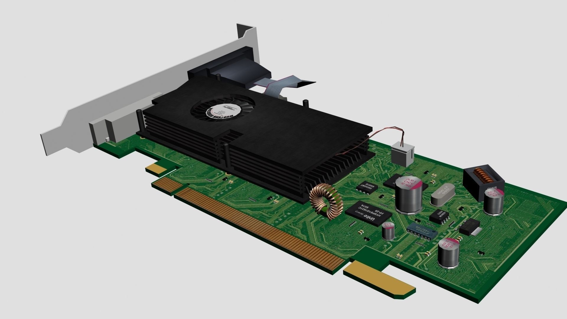 Video Graphics Card Model 3D model_2
