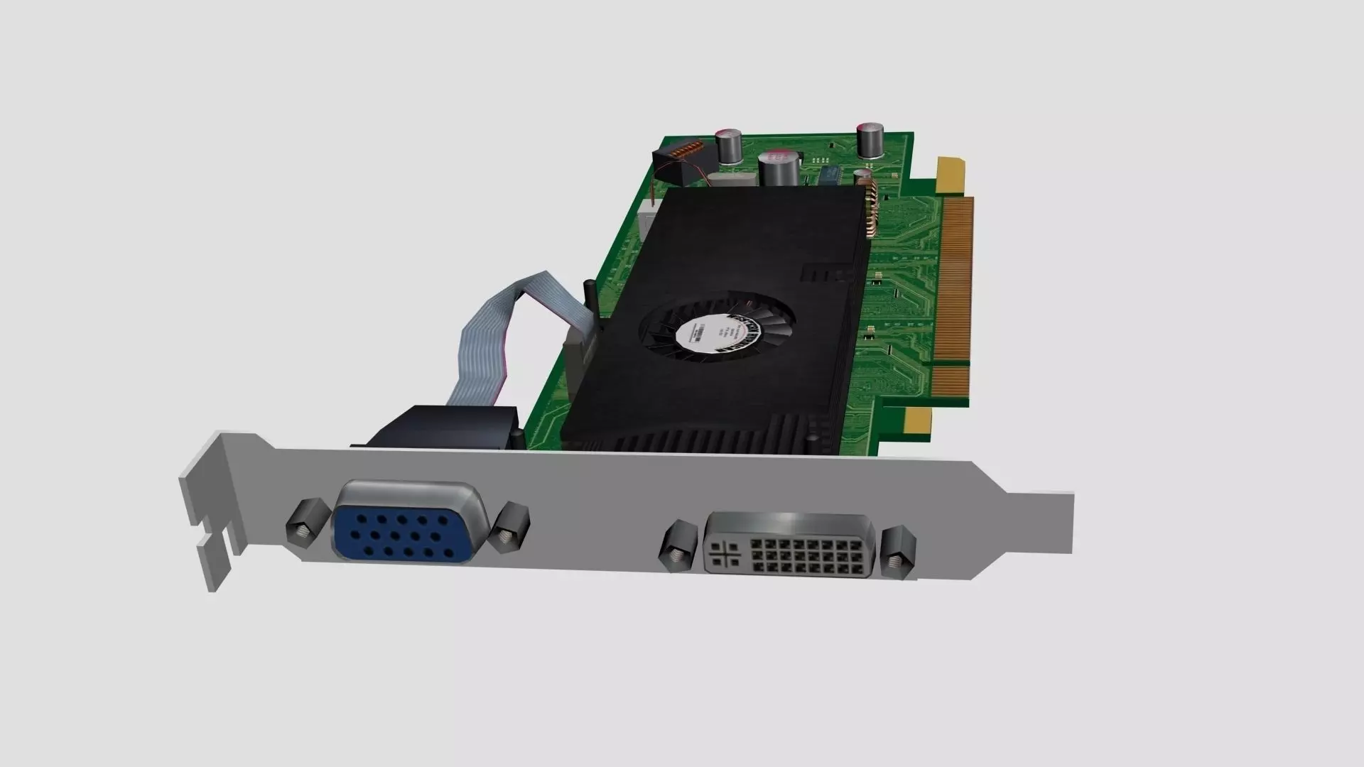 Video Graphics Card Model 3D model_0