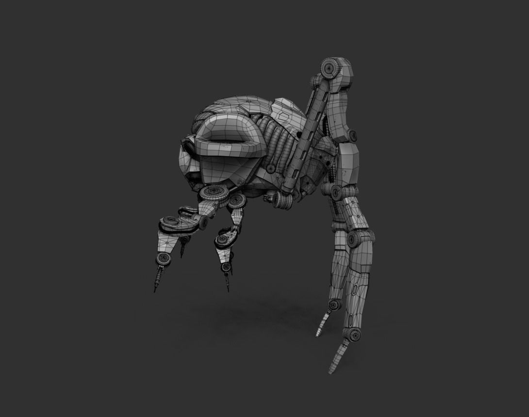 Inmate nurse robot 3D model_1