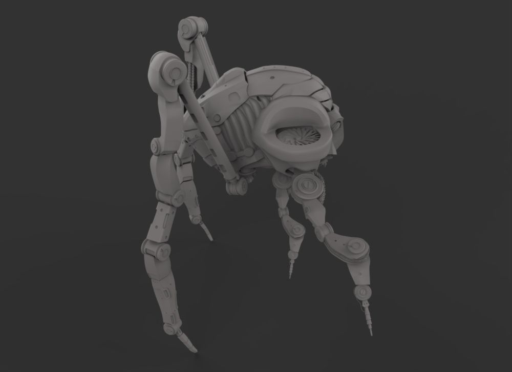 Inmate nurse robot 3D model_7